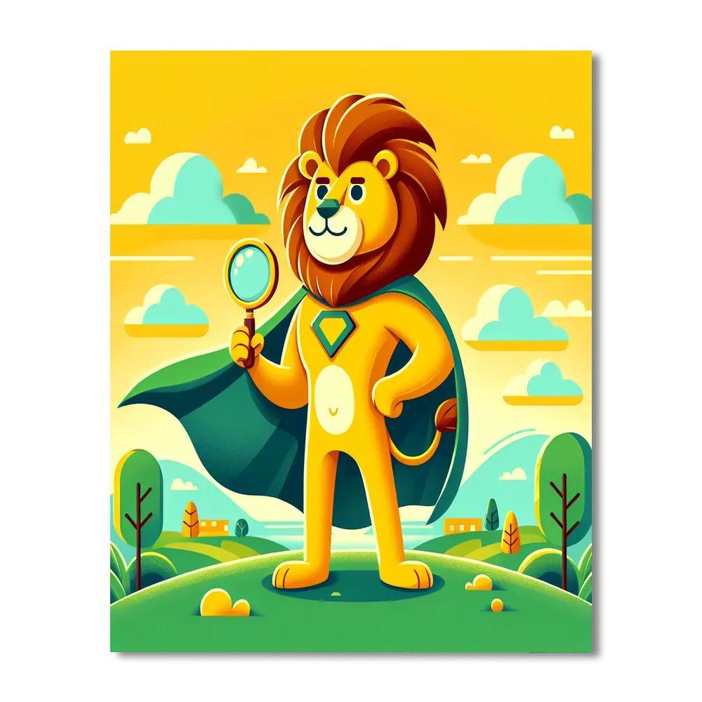 Superhero Safari Paint By Color