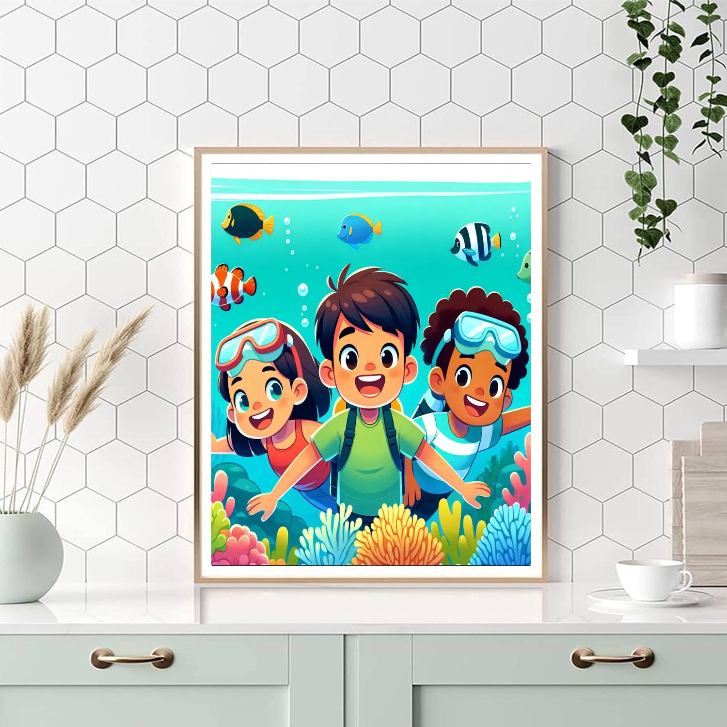 Undersea Explorers Club Number Painting