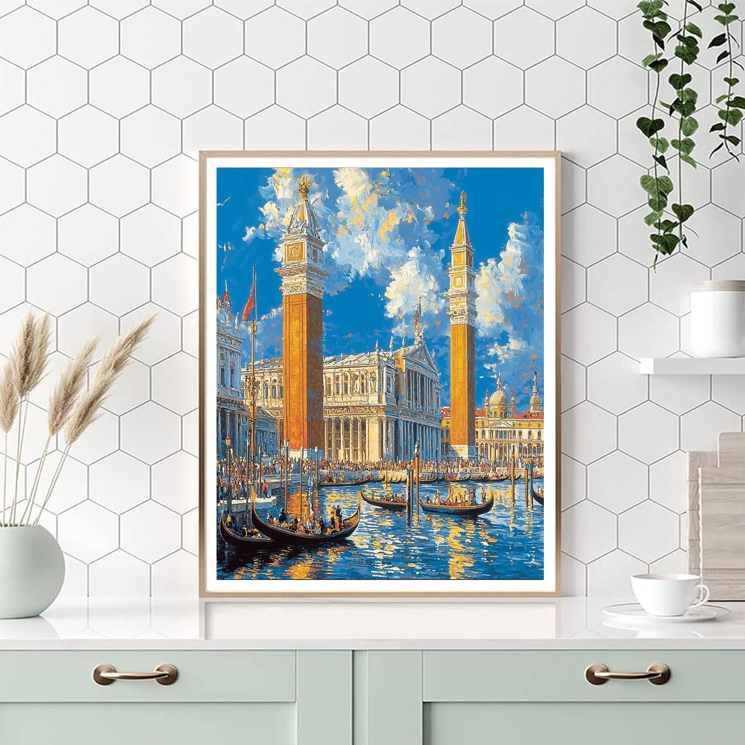 Canaletto Inspired Grand Architecture Of The Past  Paint By Numbers Kits