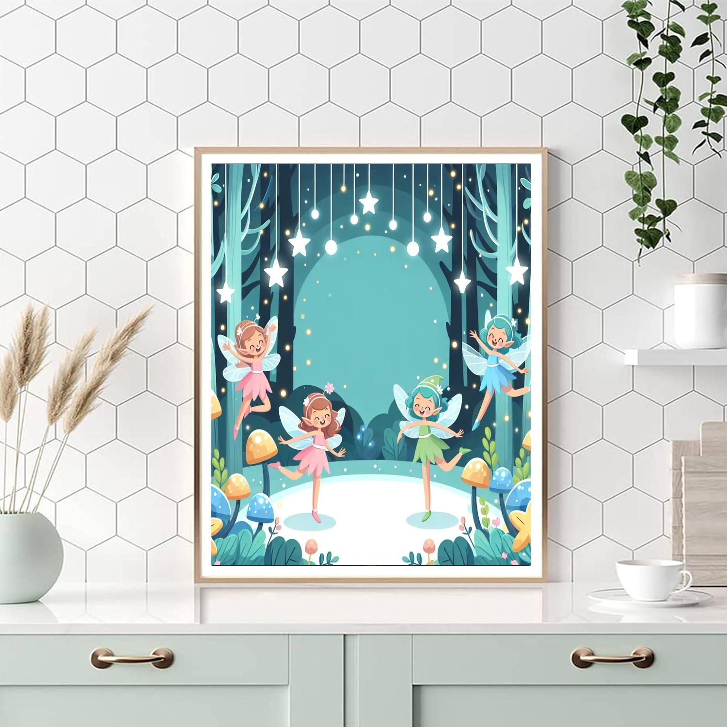 Fairy Forest Festival Number Painting