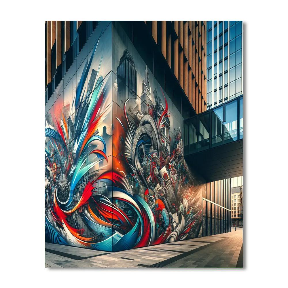 Modern Urban Street Art Paint By Numbers Art