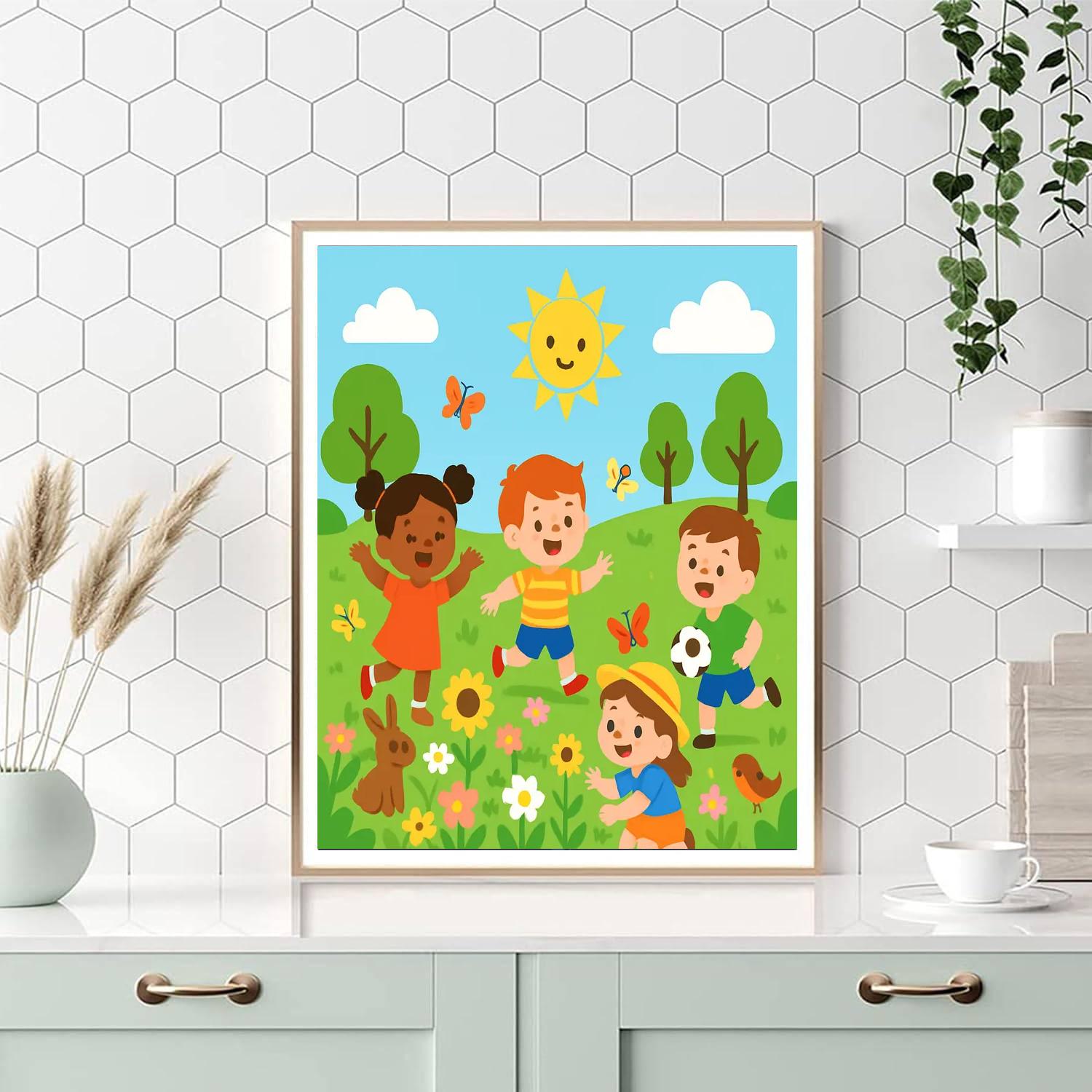 Charming Spring Fling DIY Paint By Numbers