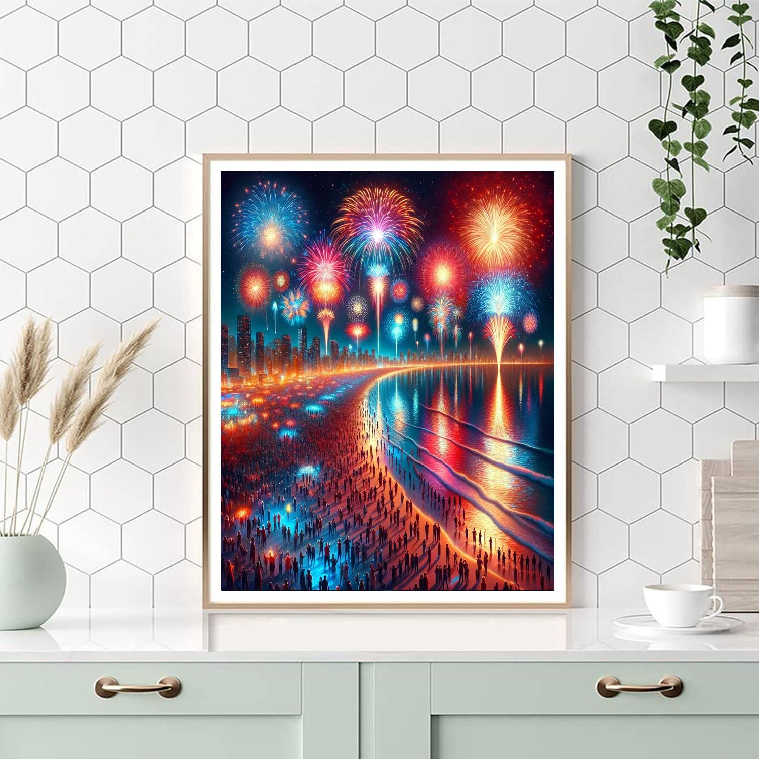 Pattaya International Fireworks Festival Numbered Painting Kits