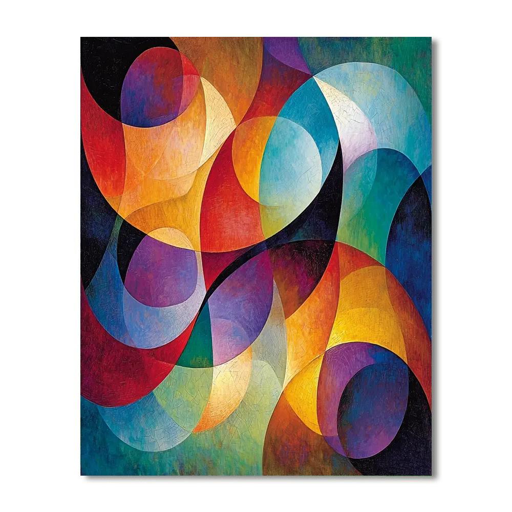 Max Ernst Inspired Dancing Lights Of Imagination  Paint By Number