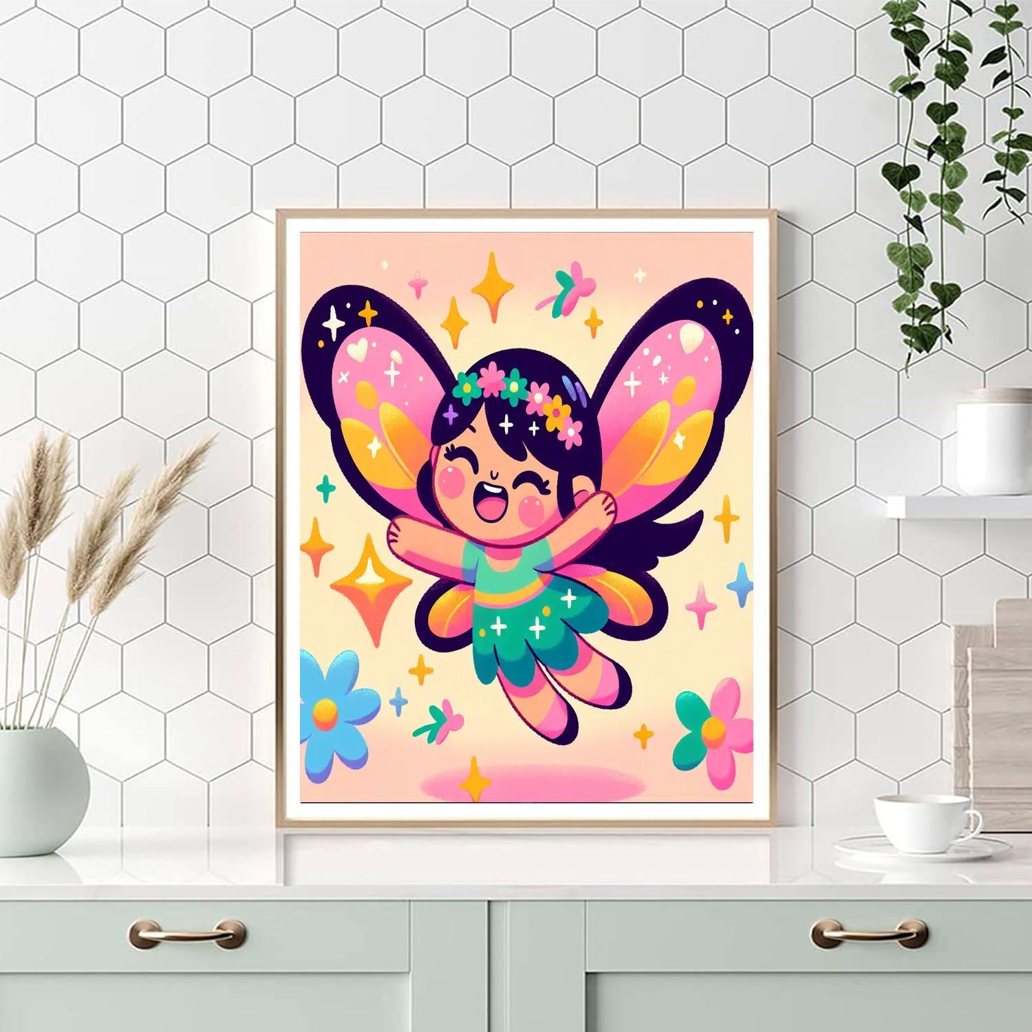 Sparkly Fairy Painting Number Kit