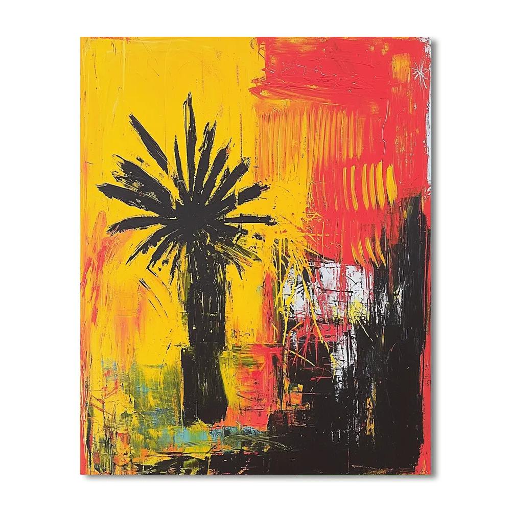 Jean-Michel Basquiat Inspired Metaphors Of Growth  Paint By Numbers