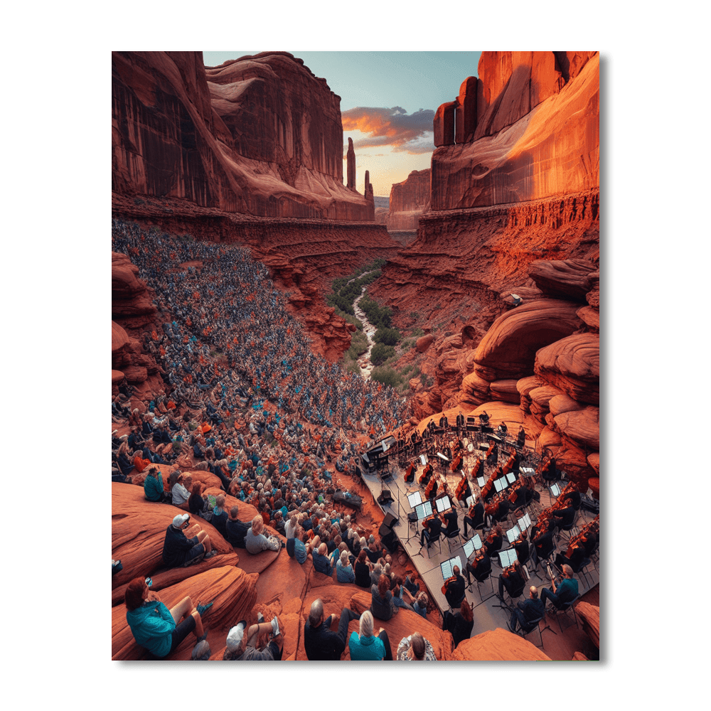 Moab Music Festival - Moab, Utah, Usa Paint By Number