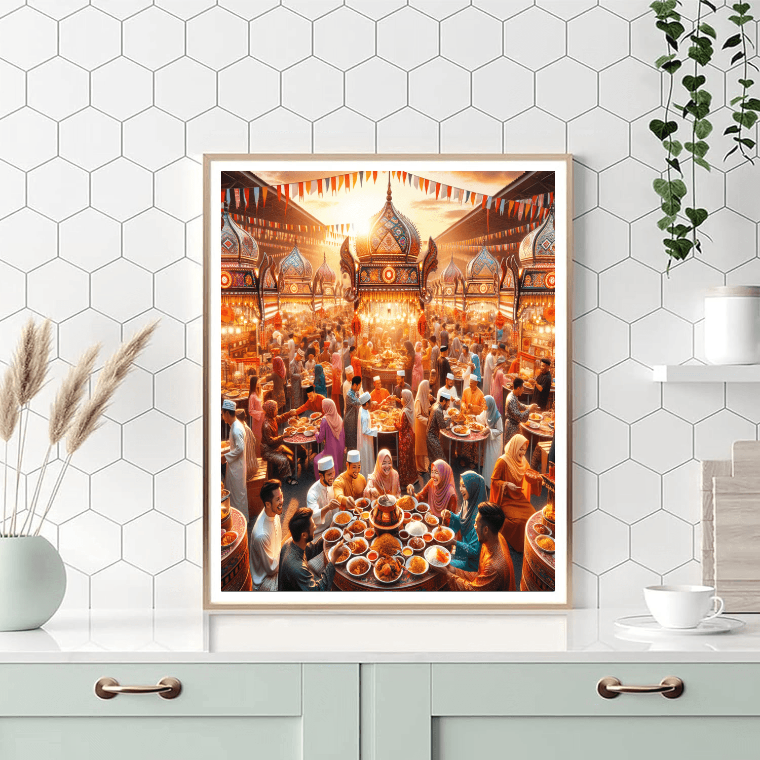 Karnival Nasi Lemak Paint By Numbers Kits