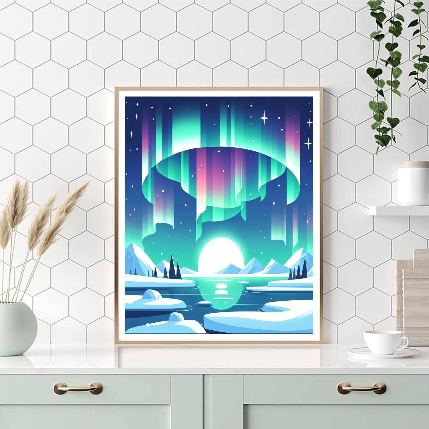 Arctic Aurora Amble Paint By Color