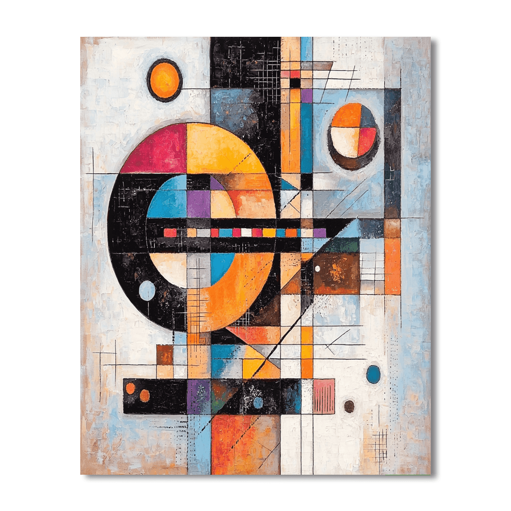 Wassily Kandinsky Inspired Timeless Abstract Patterns  Paint By Numbers Art