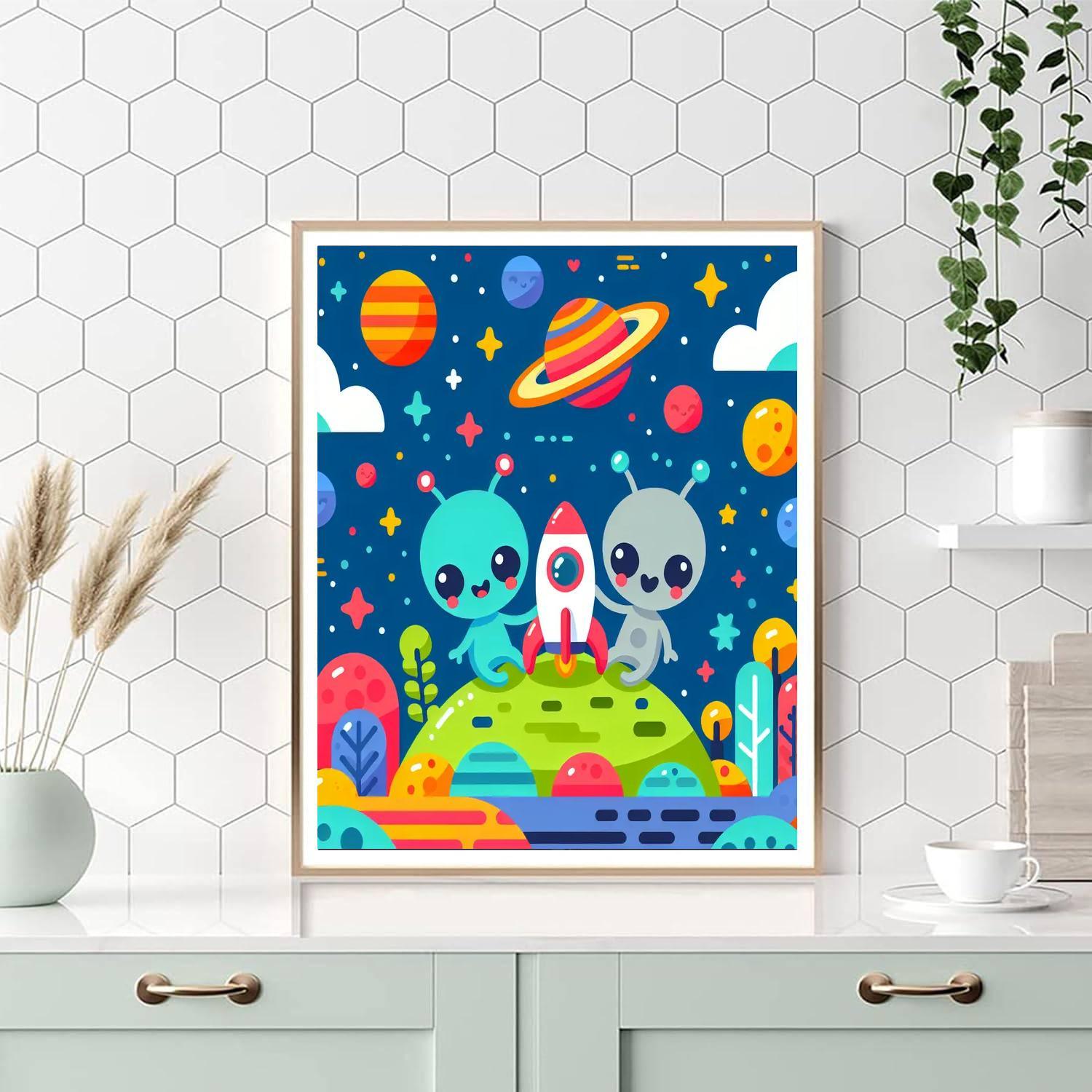 Cosmic Friends Numbered Painting Kits