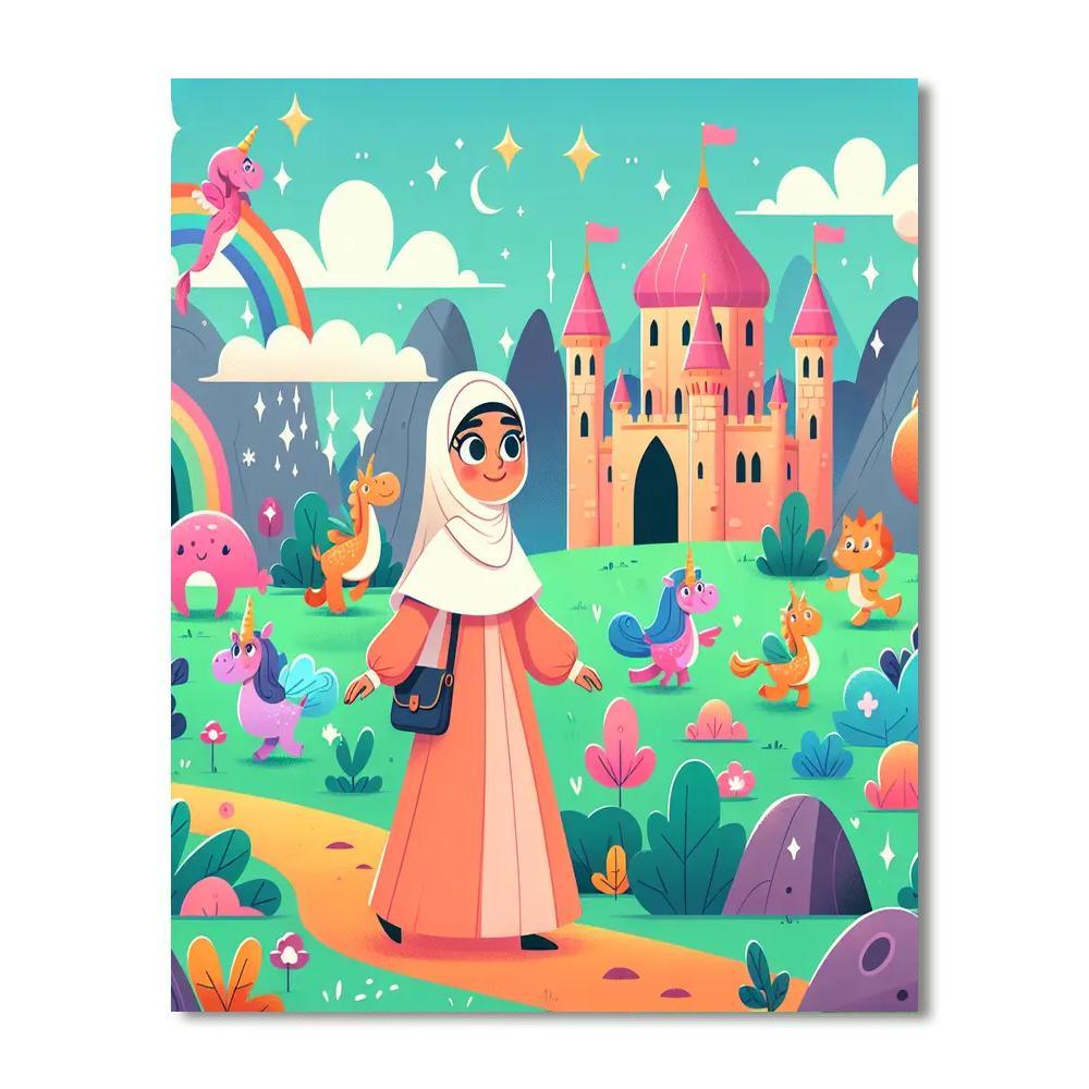 Fairytale Kingdom Adventure Paint By Numbers Kits