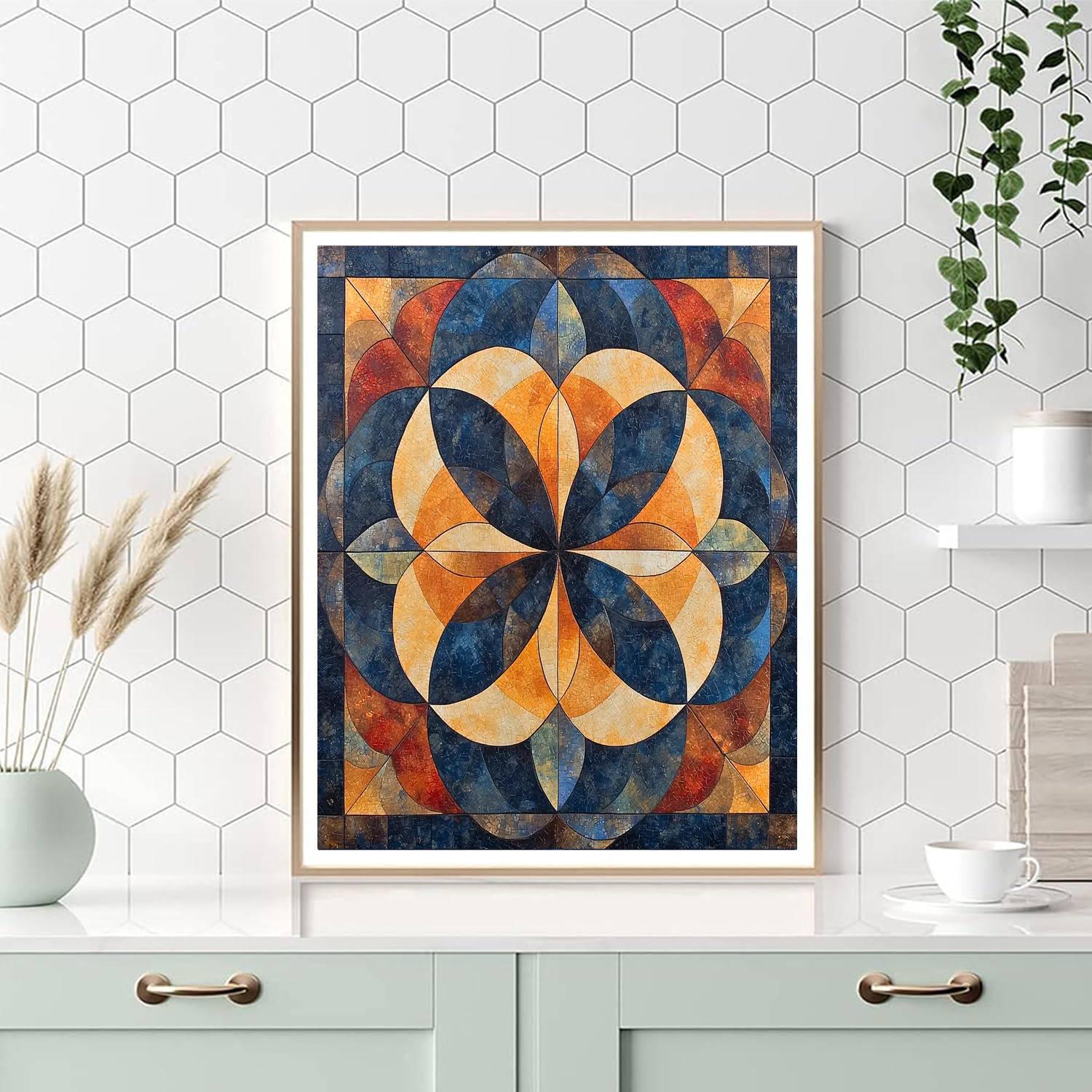 Paul Klee Inspired Balance In Patterns  Paint By Number