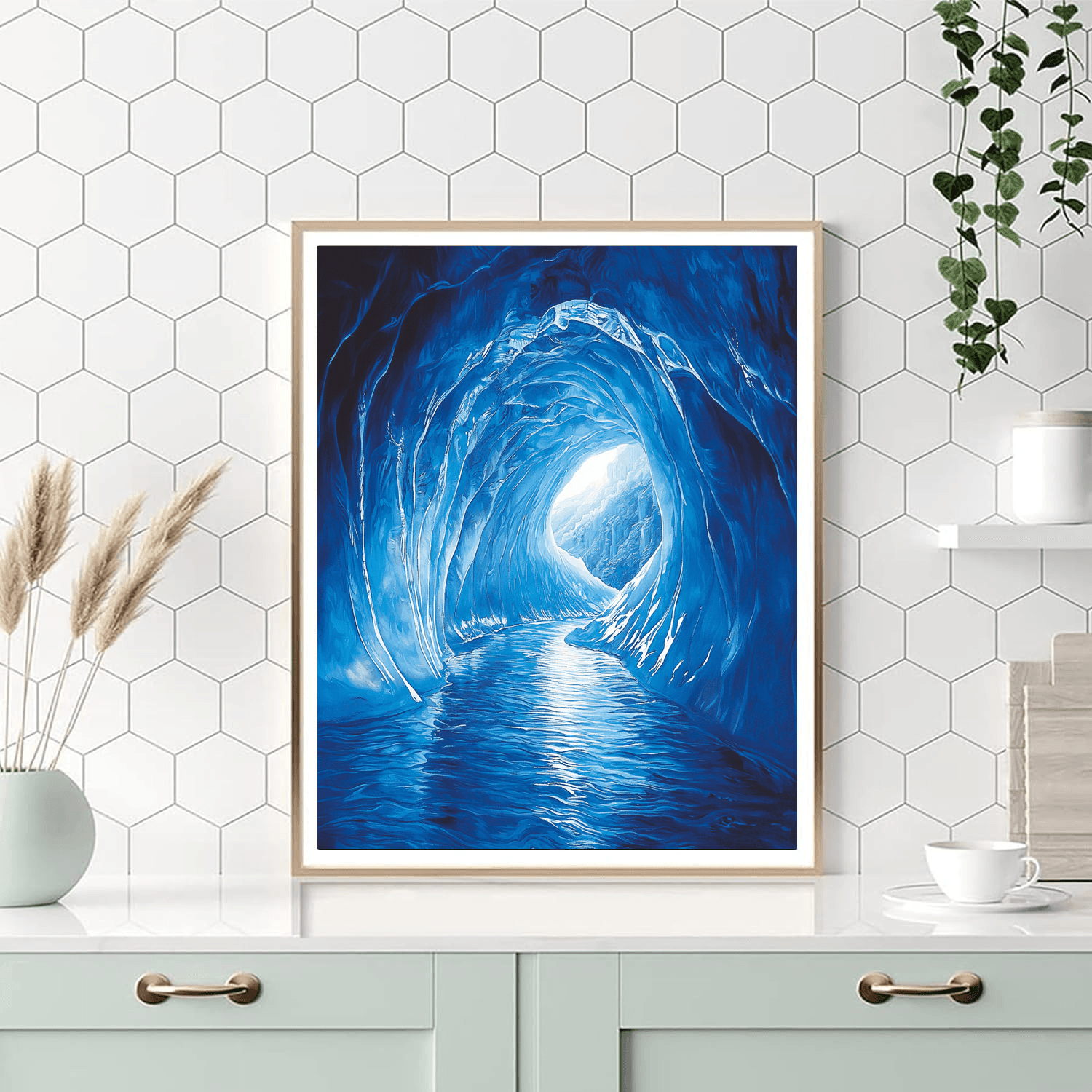 Mendenhall Ice Caves - Alaska Paint By Numbers Kits