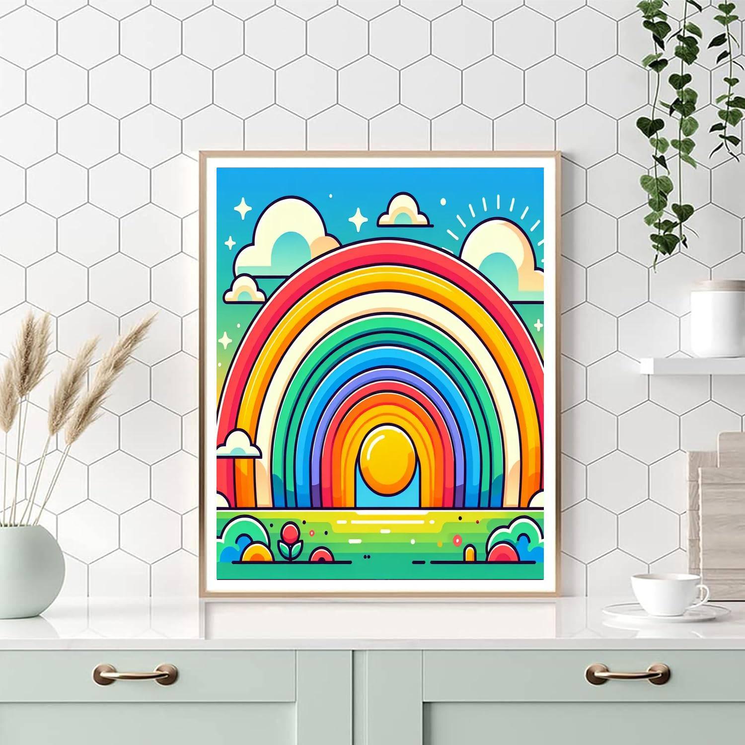 Rainbow Dreams Parade Paint By Number