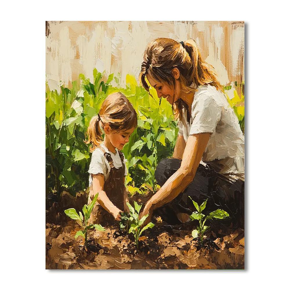 Tender Roots Number Painting