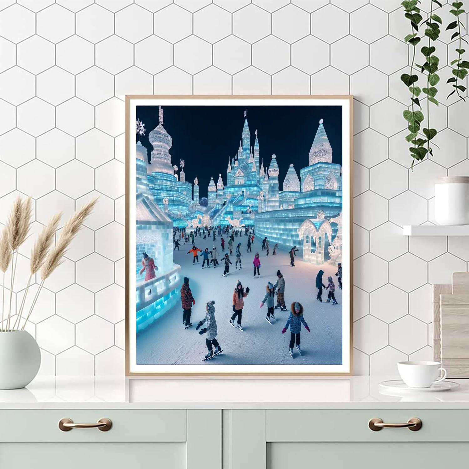 Harbin International Ice Festival Painting Number Kit