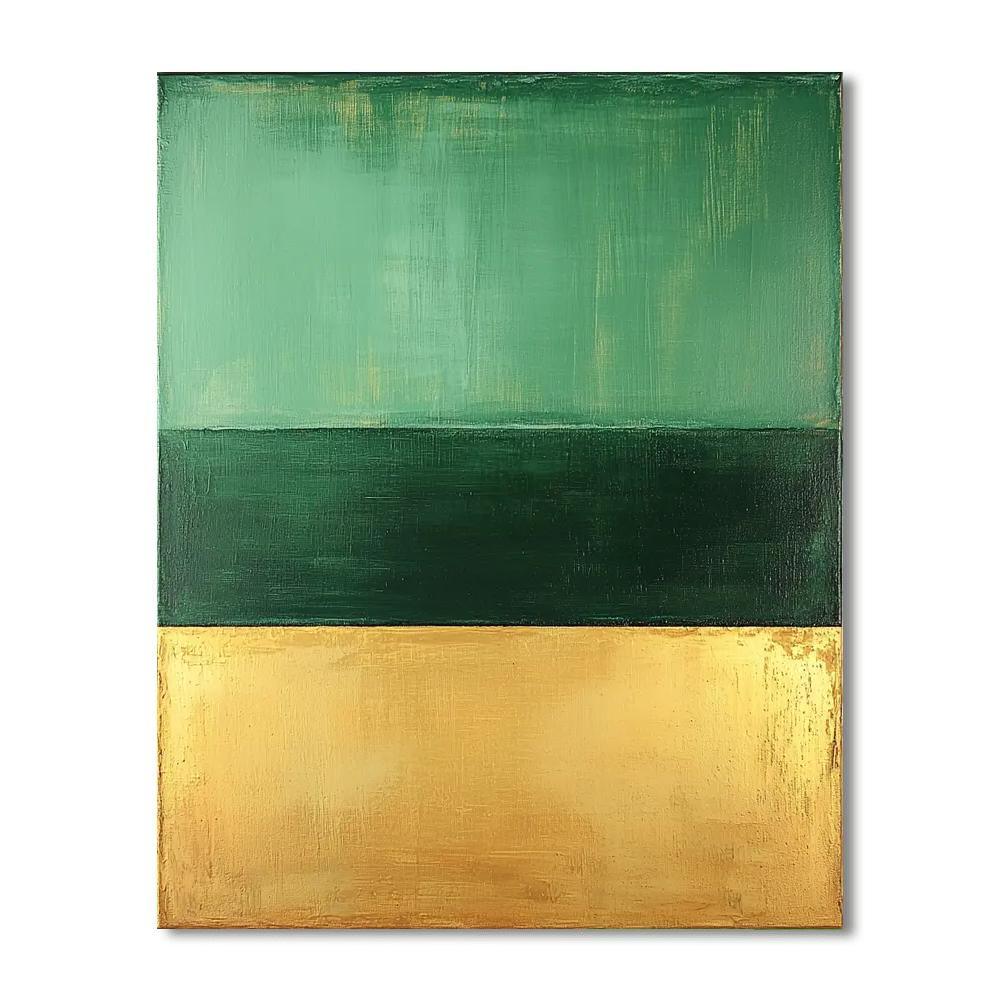 Mark Rothko Inspired Silent Harmony  Number Painting