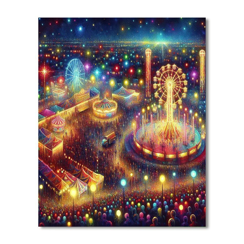 Carnival At Twilight Paint By Number