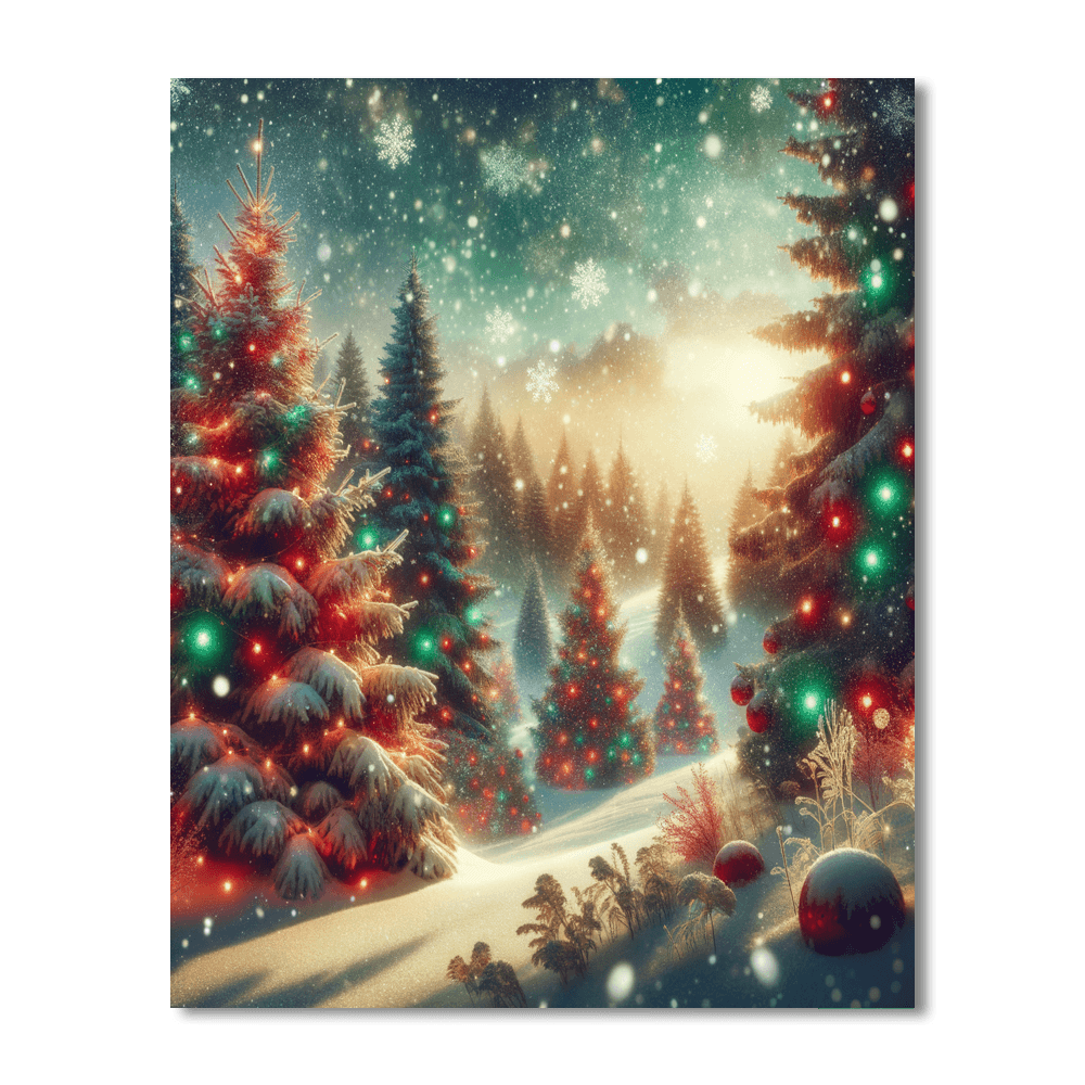 Christmas Wonderland Paint By Number