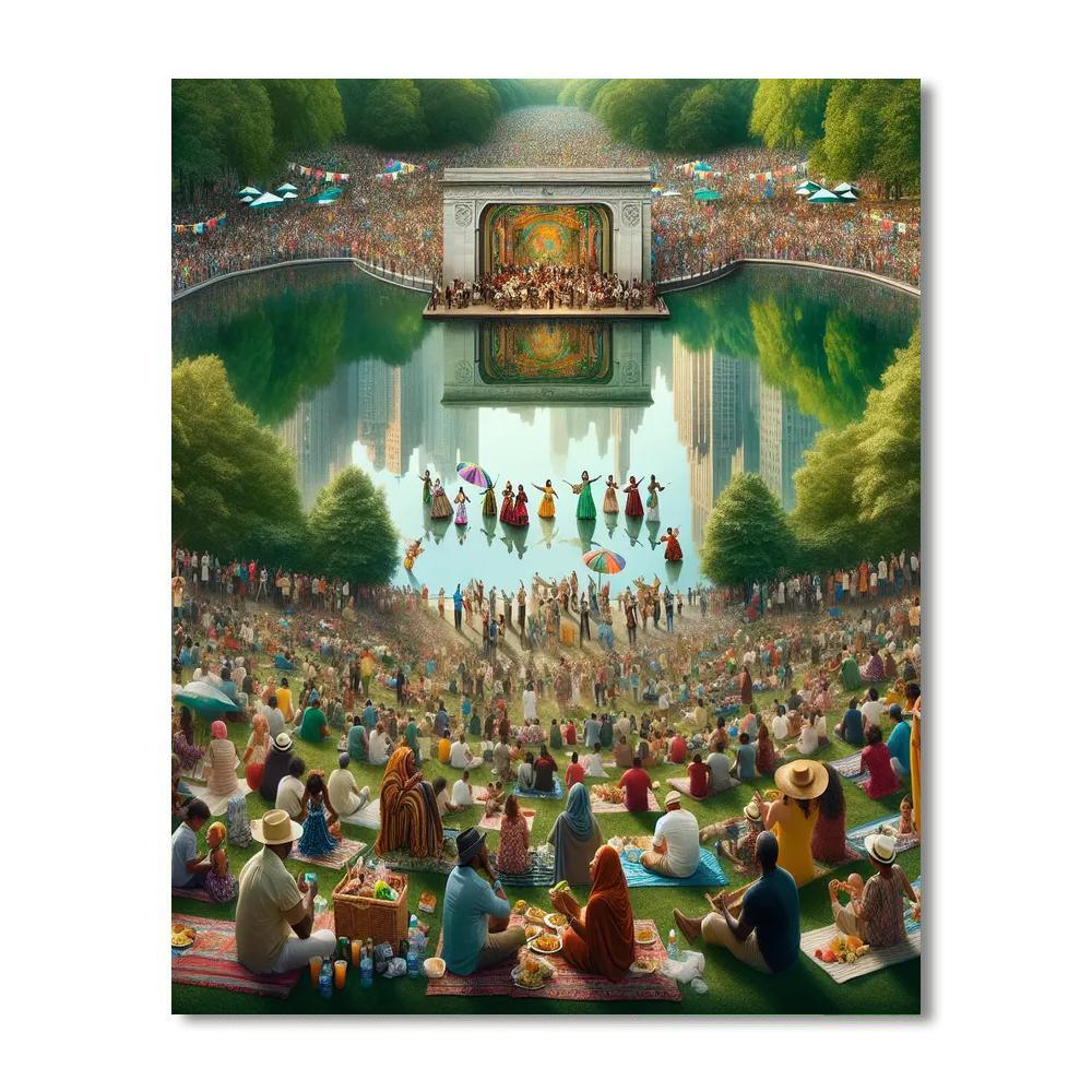 Harlem Meer Performance Festival Paint By Color