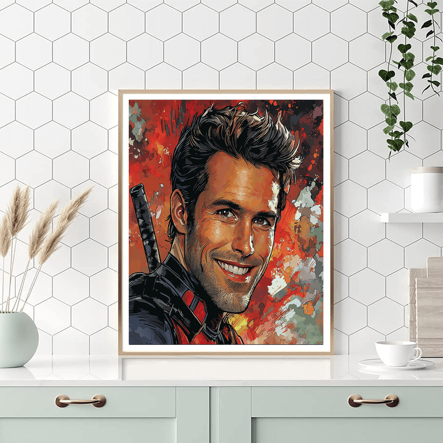 Ryan Reynolds: The Merc With A Witty Spirit Paint By Numbers