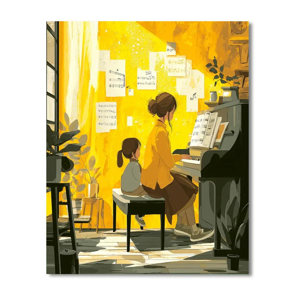 Melody Of A Mother's Heart Paint By Number