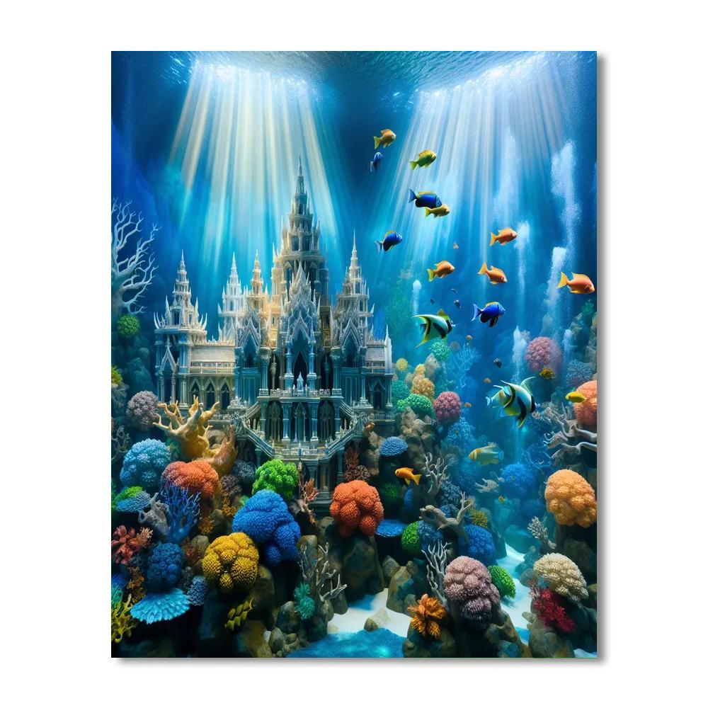 Magical Undersea Kingdom Paint By Numbers