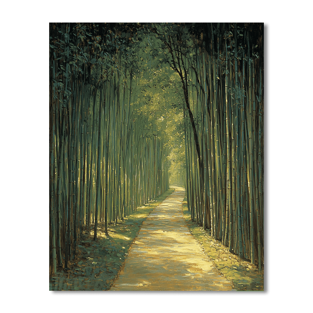 Kyoto Bamboo Forest DIY Paint By Numbers