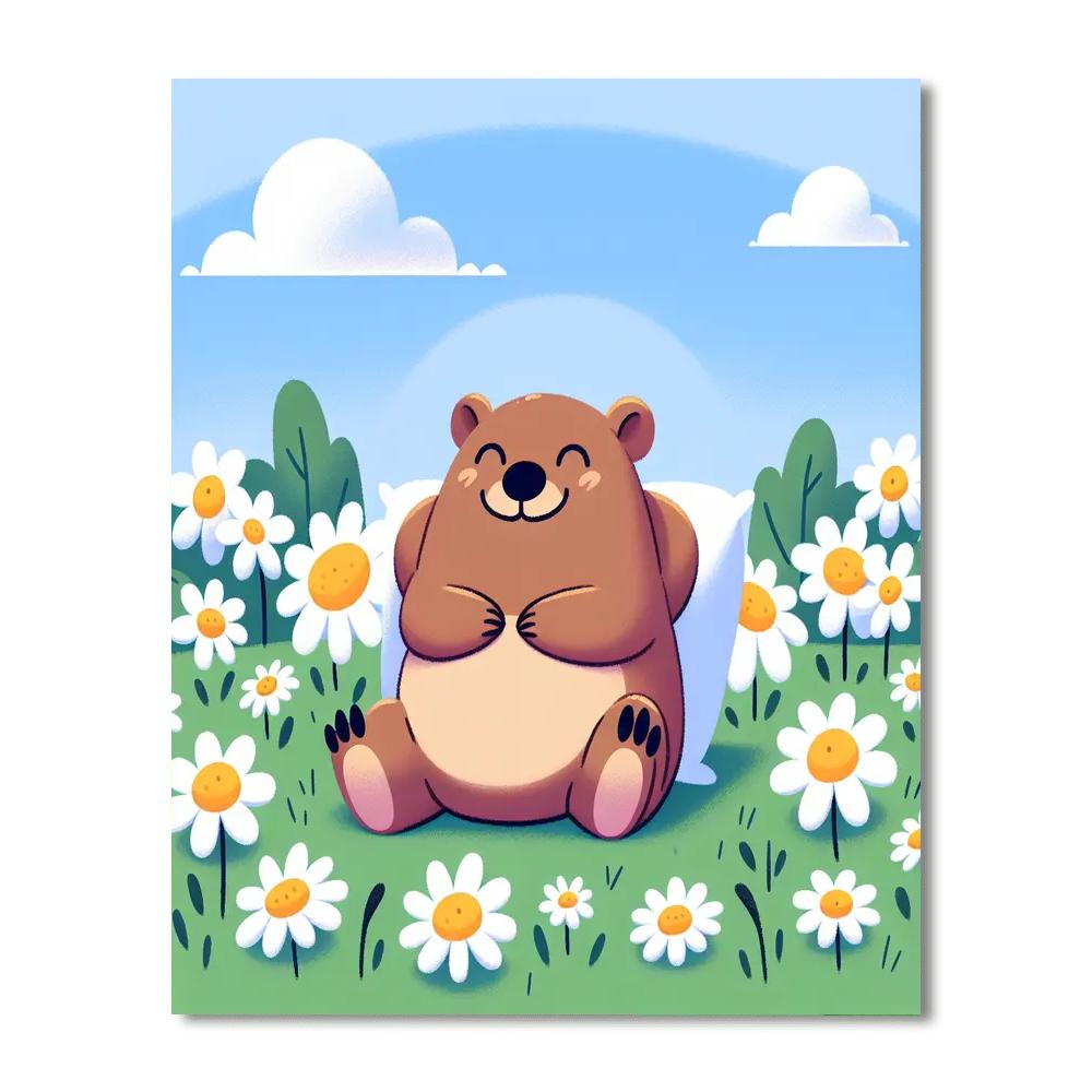 Wondrous Wombat Painting Number Kit