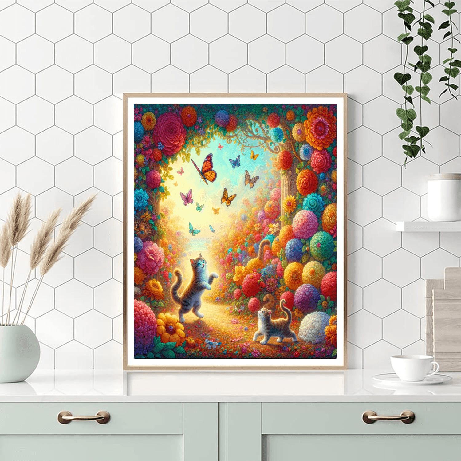 Purrfect Cat Companions Paint By Numbers Art