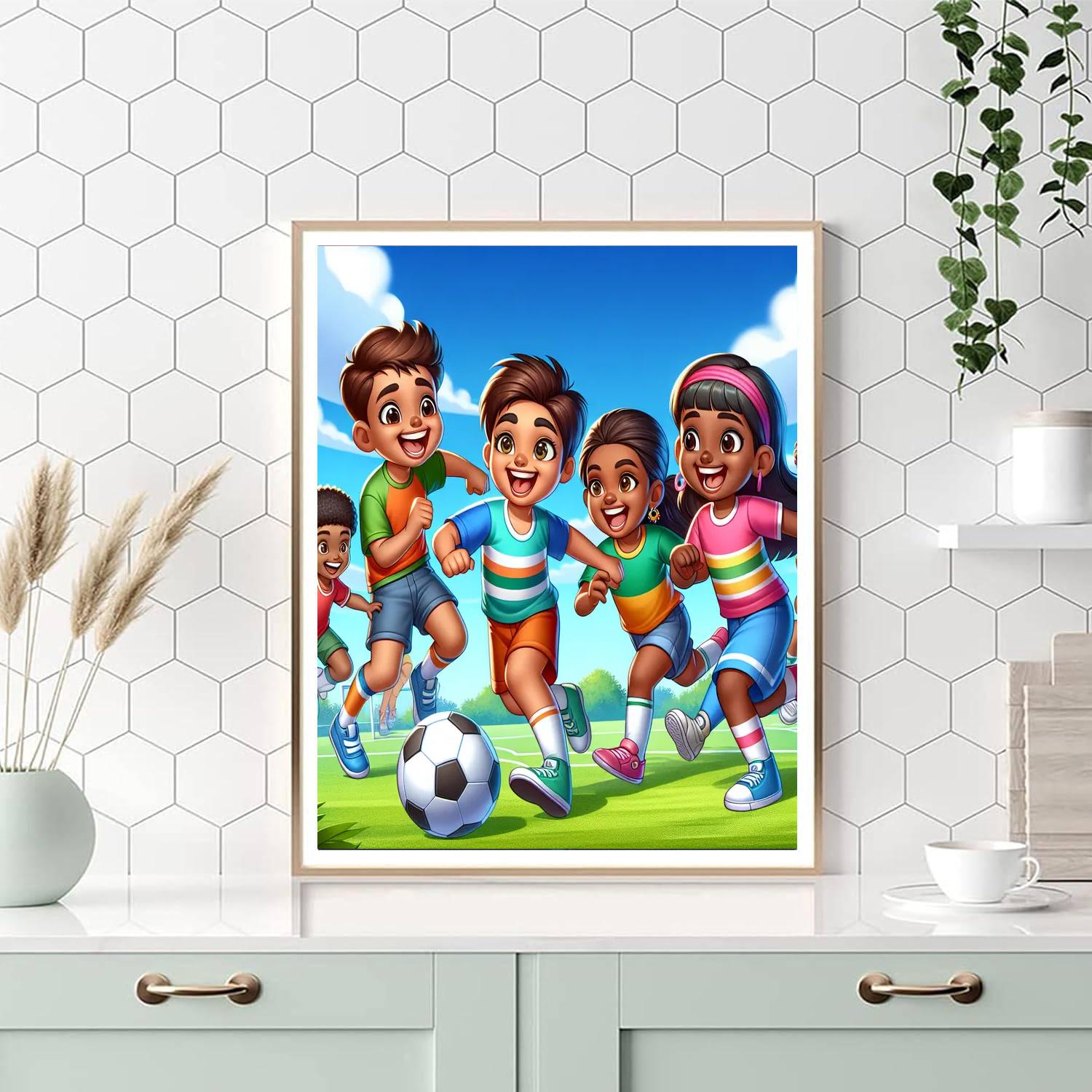 Sports Superstar Paint By Color