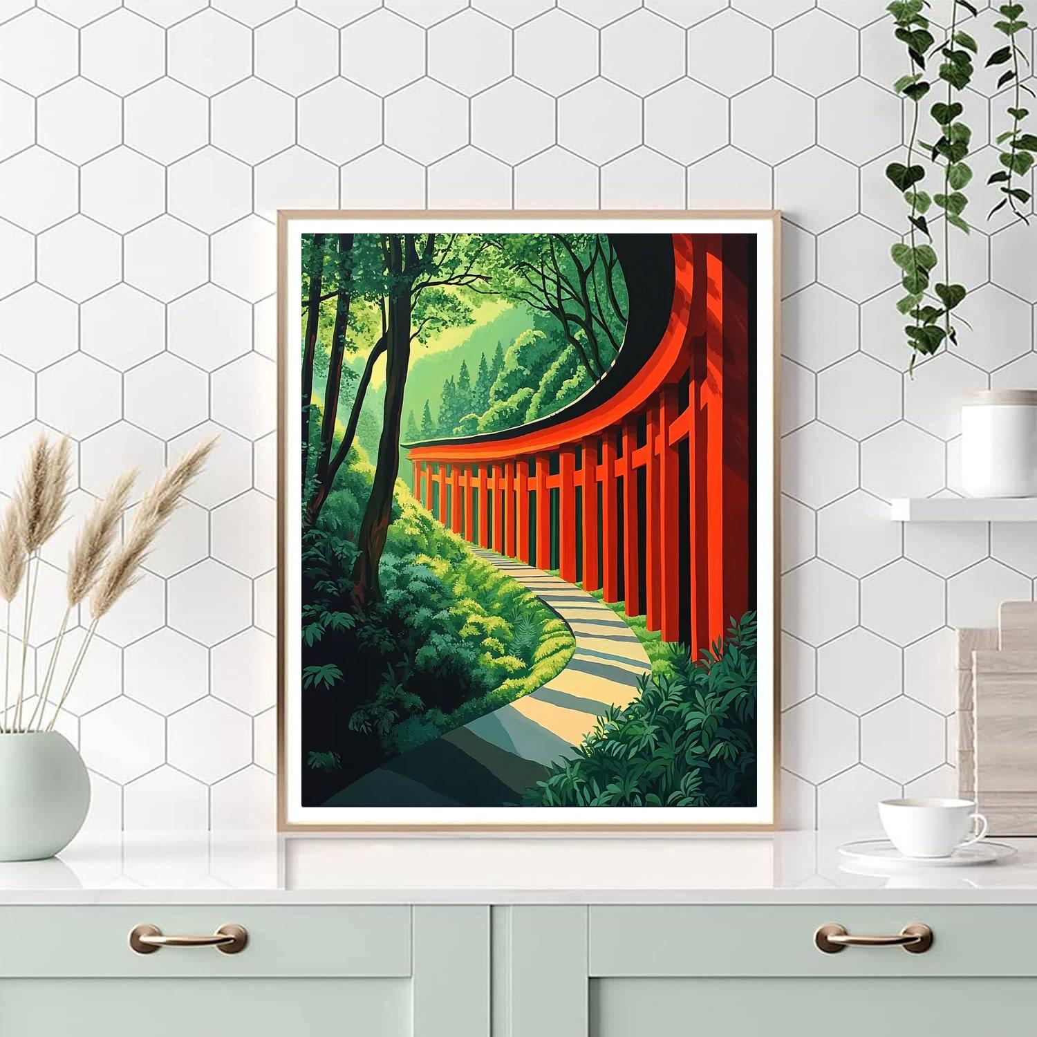 Fushimi Inari-taisha Shrine - Kyoto Numbered Painting Kits