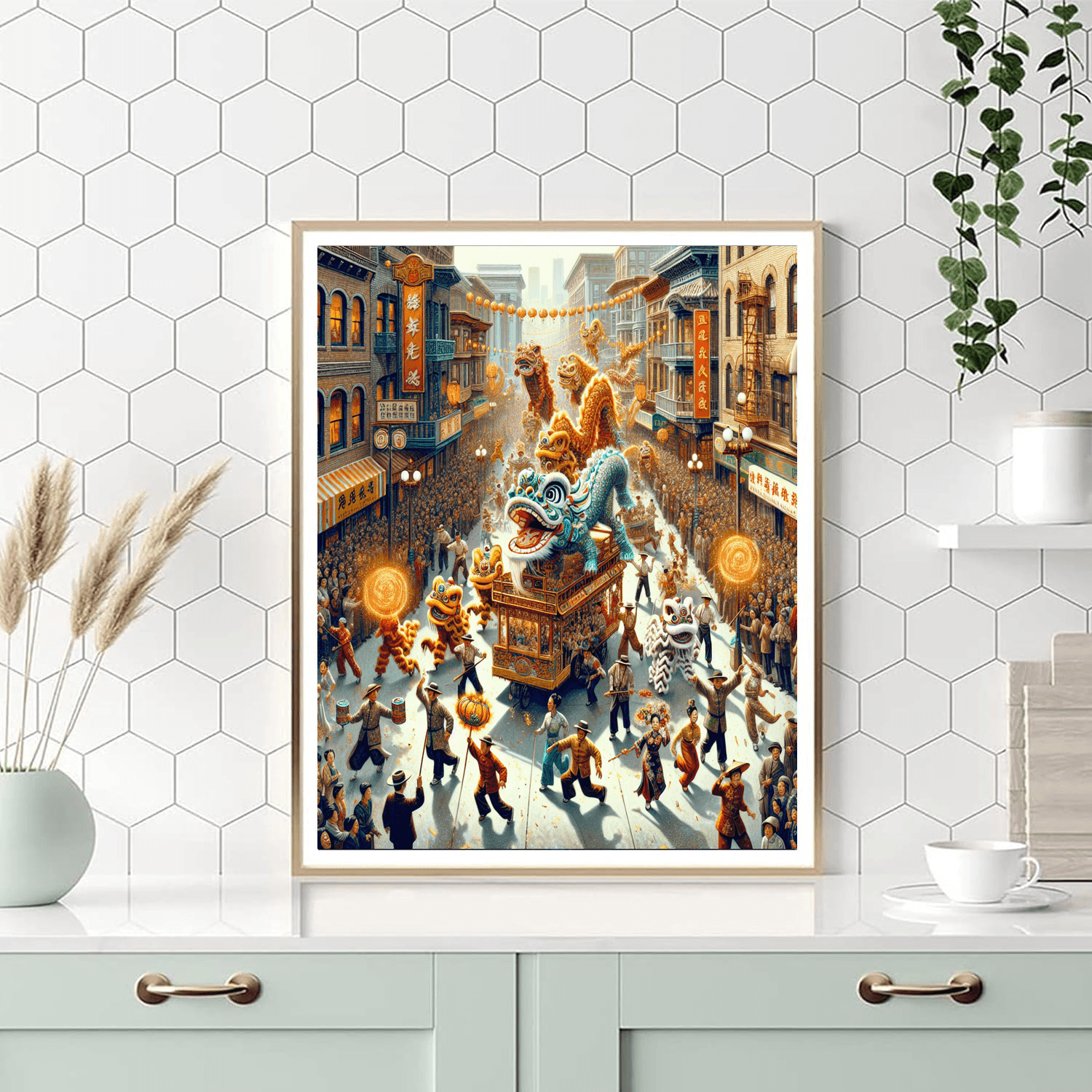 Lunar New Year Parade - United States Paint By Numbers Art