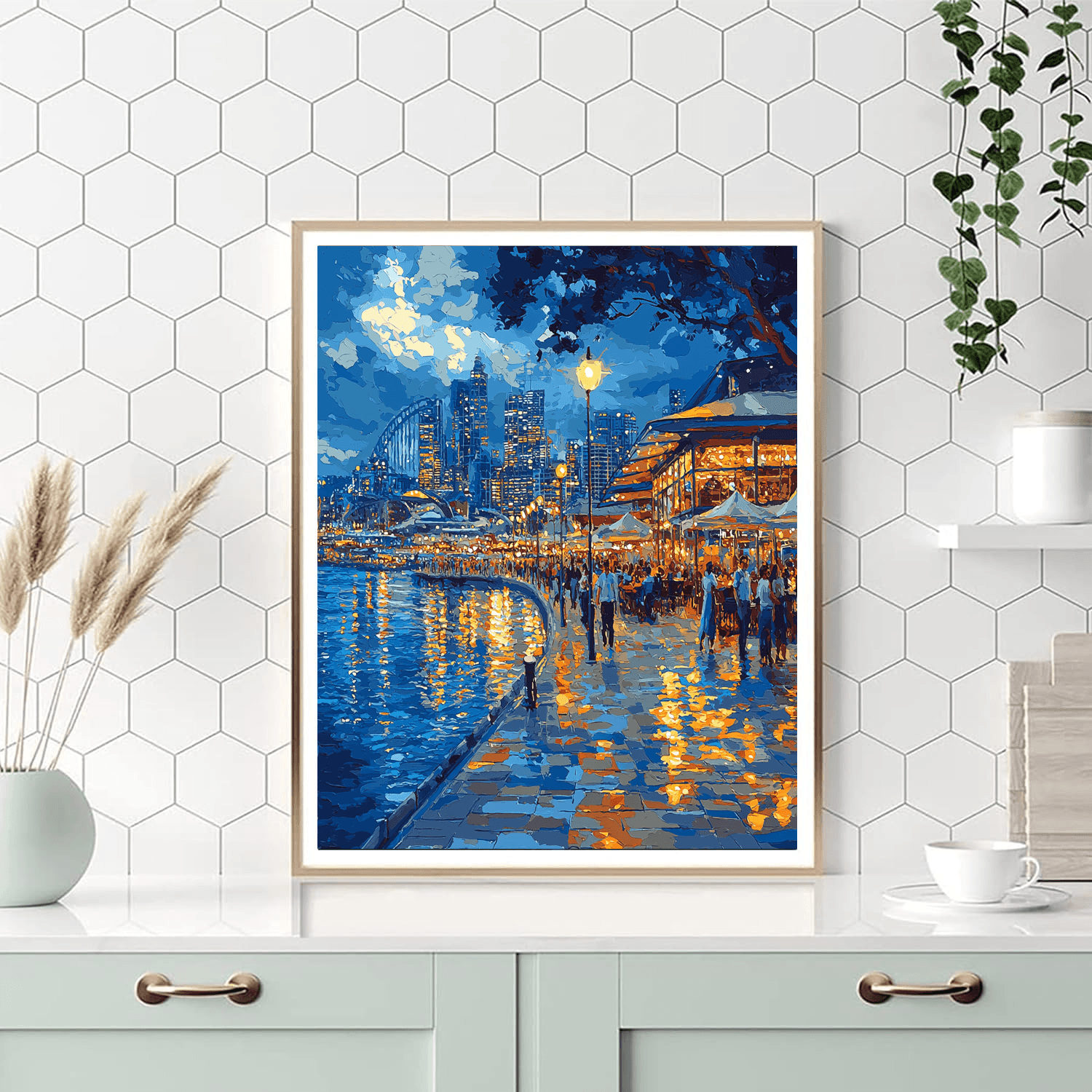 Darling Harbour - Sydney Painting Number Kit
