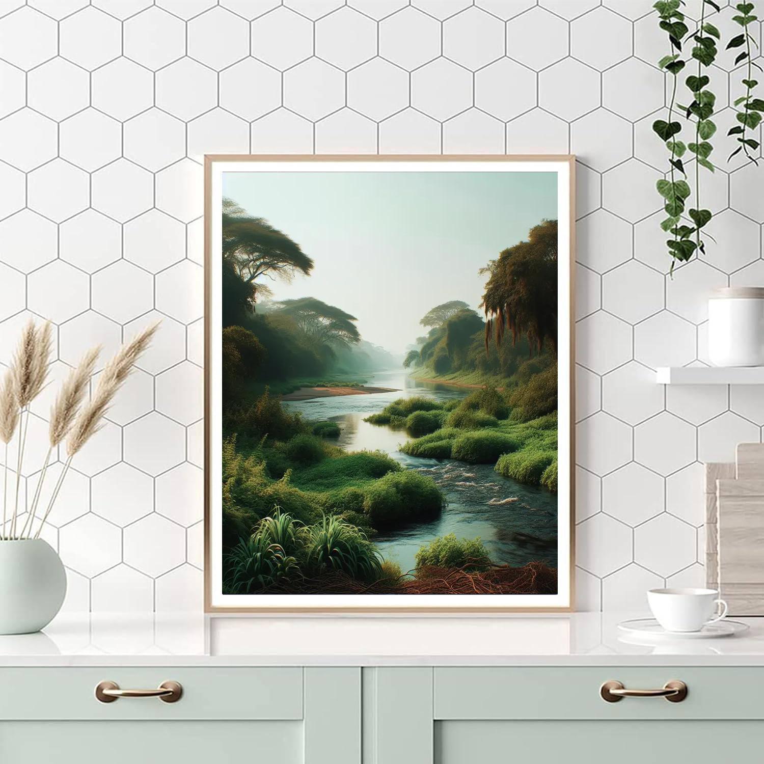 Rustic Riverbank Haven Paint By Numbers Kits