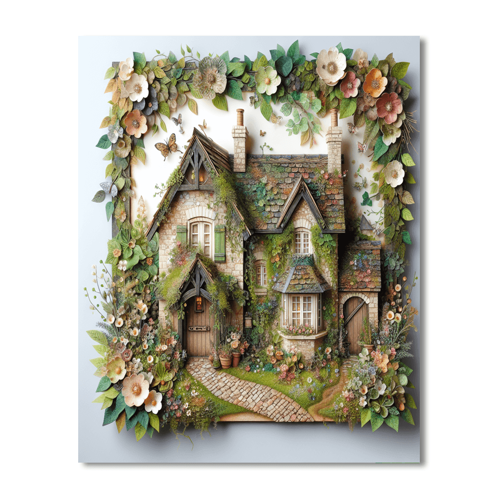 Fairytale Cottage Dreams Paint By Numbers Kits