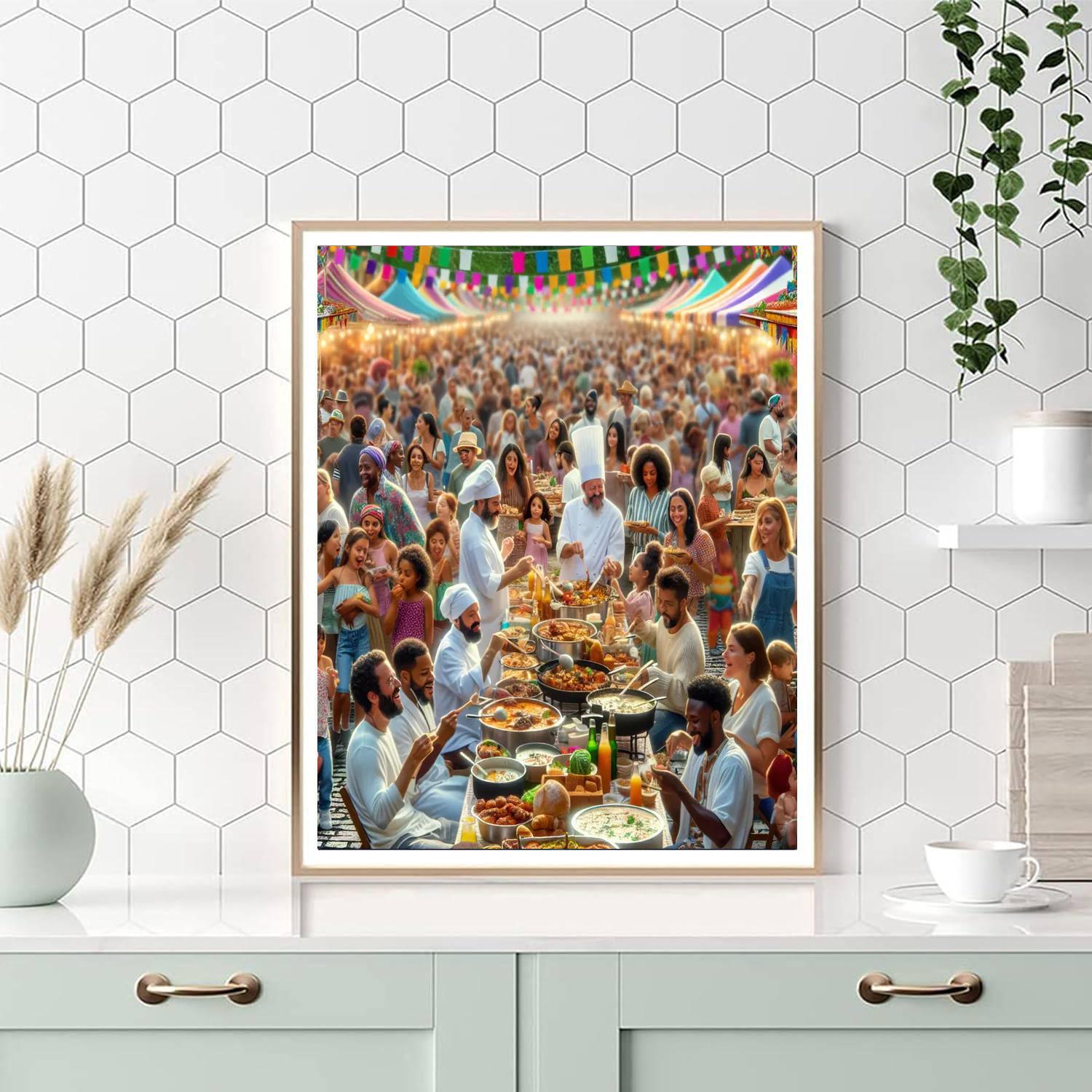 The Big Feastival Number Painting