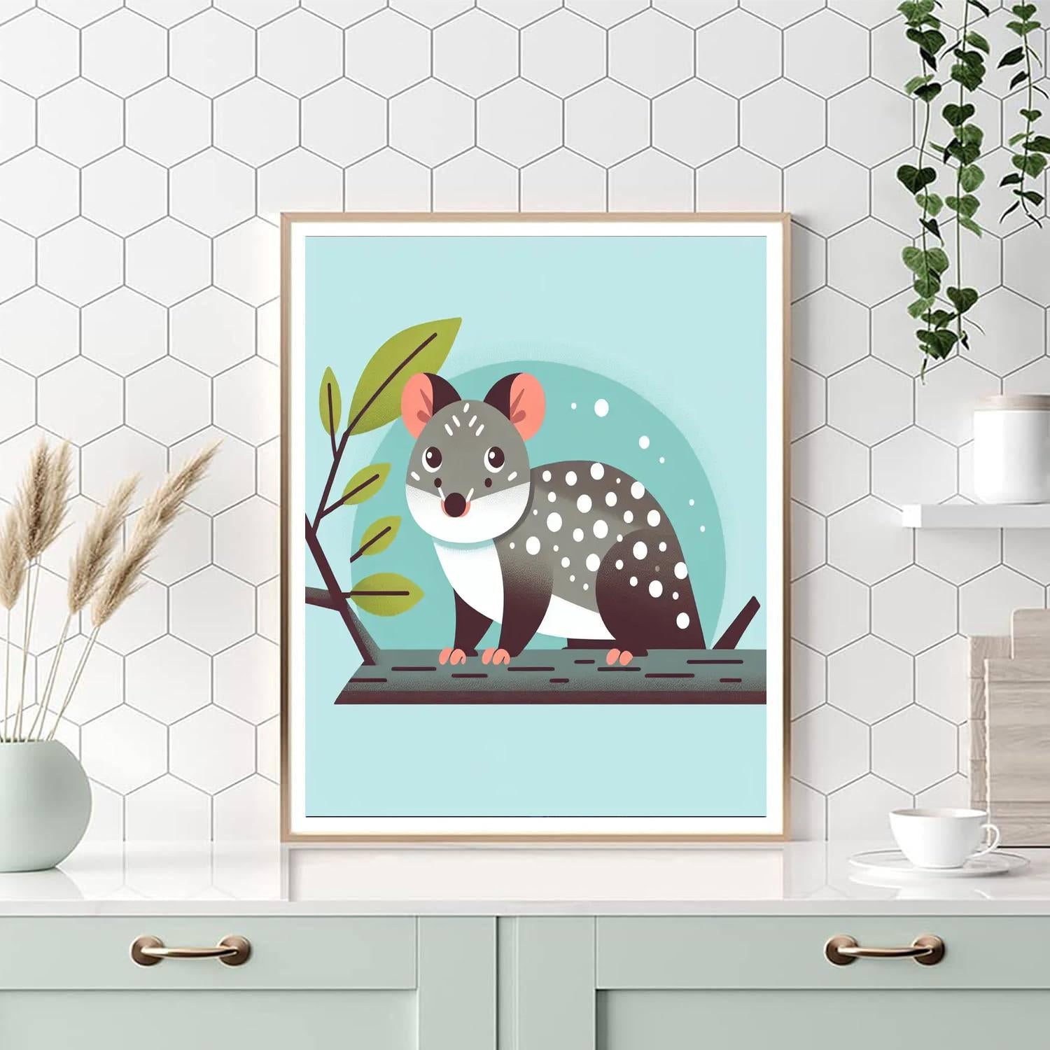 Quirky Quoll Paint By Numbers Art