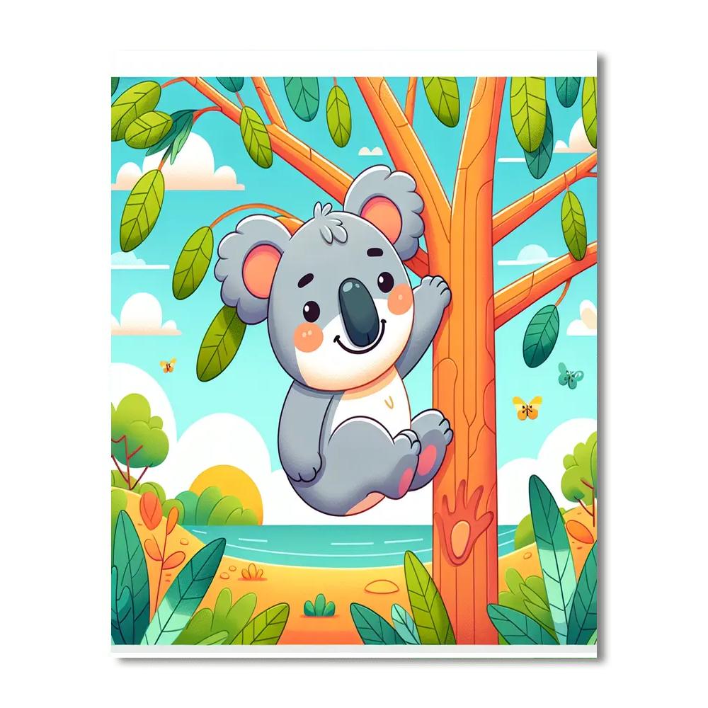 Cuddly Koala Bear Numbered Painting Kits