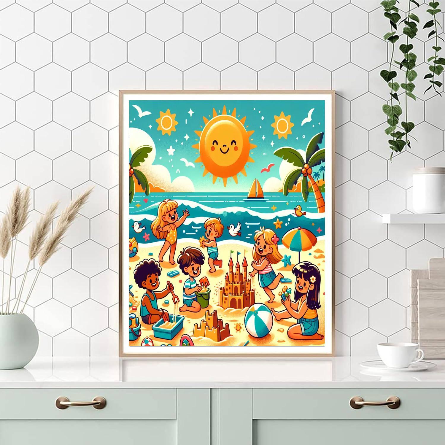 Adventure At The Beach Paint By Number