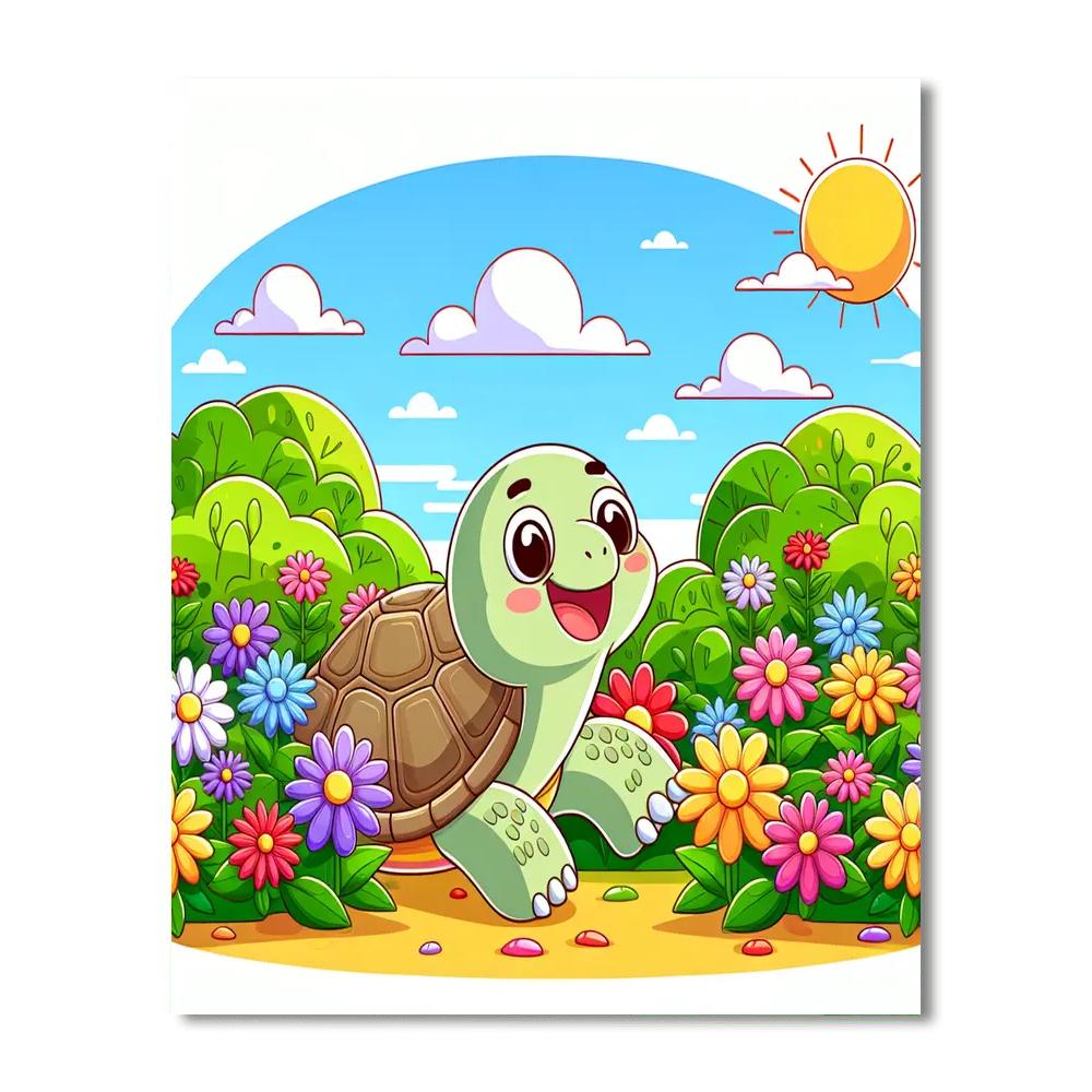 Adventure Tortoise Numbered Painting Kits