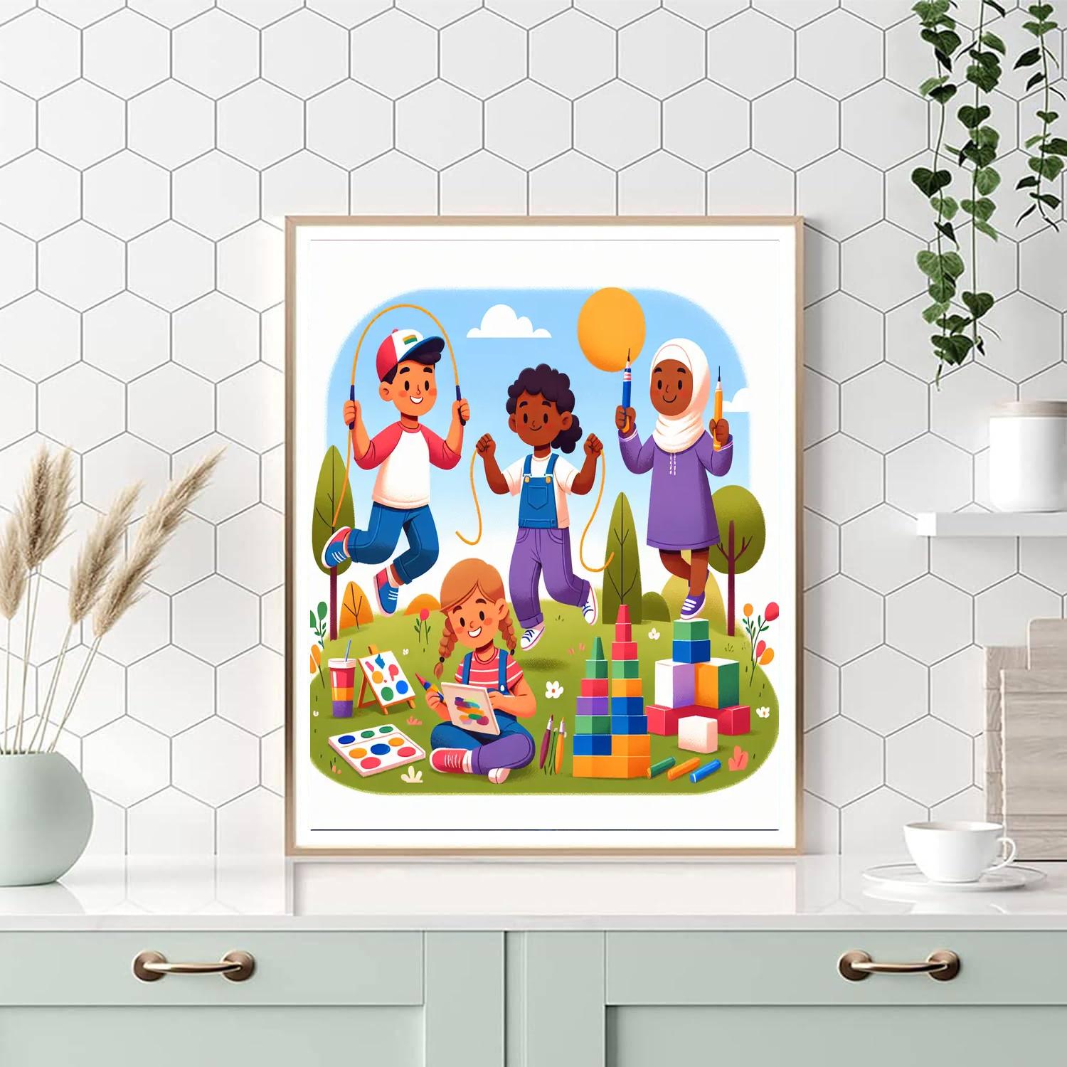 Friendship And Fun Number Painting