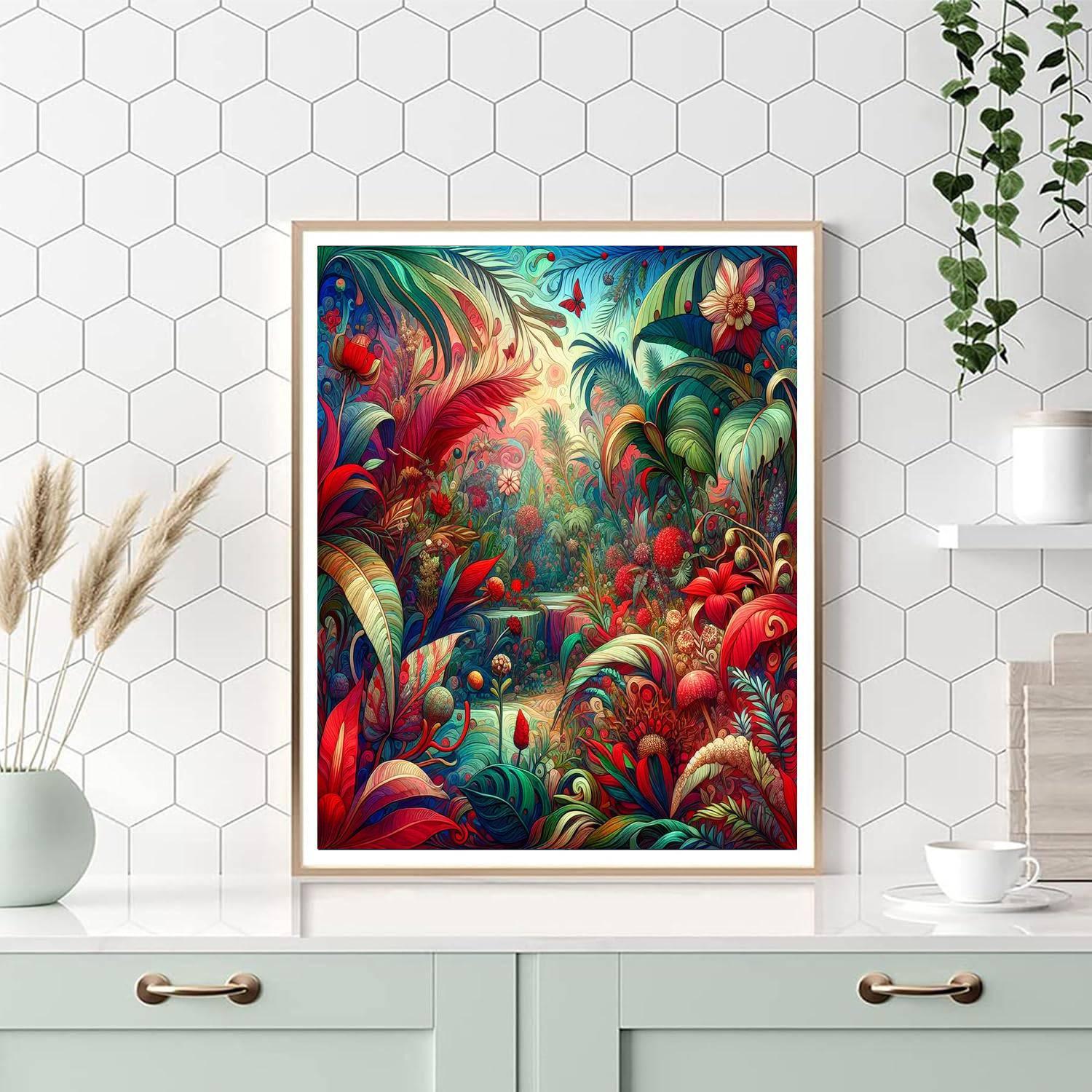 Bohemian Botanical Dream DIY Paint By Numbers