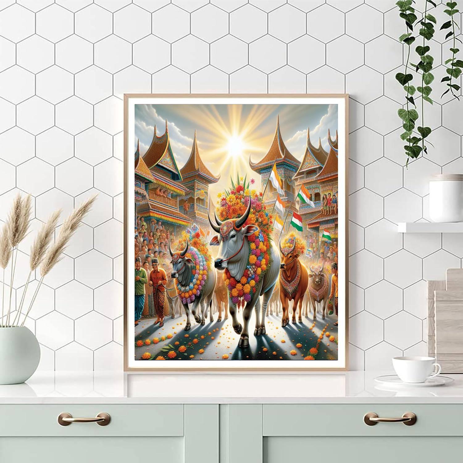 Karnaval Sapi Sonjaya Numbered Painting Kits