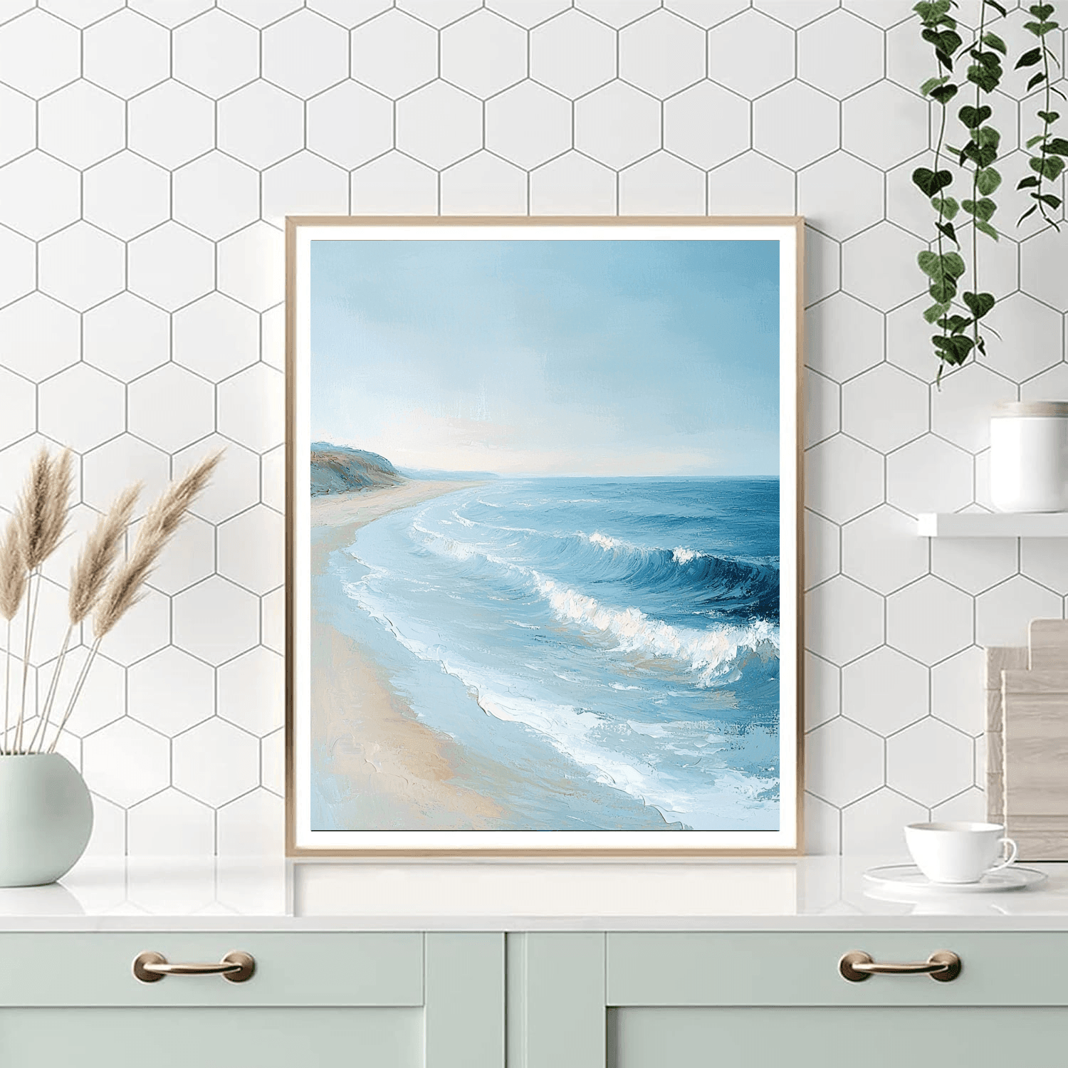 Monet Inspired Ocean Breeze  Painting By Numbers Kit