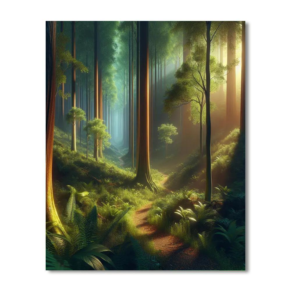 Forest Trail Adventure Paint By Numbers