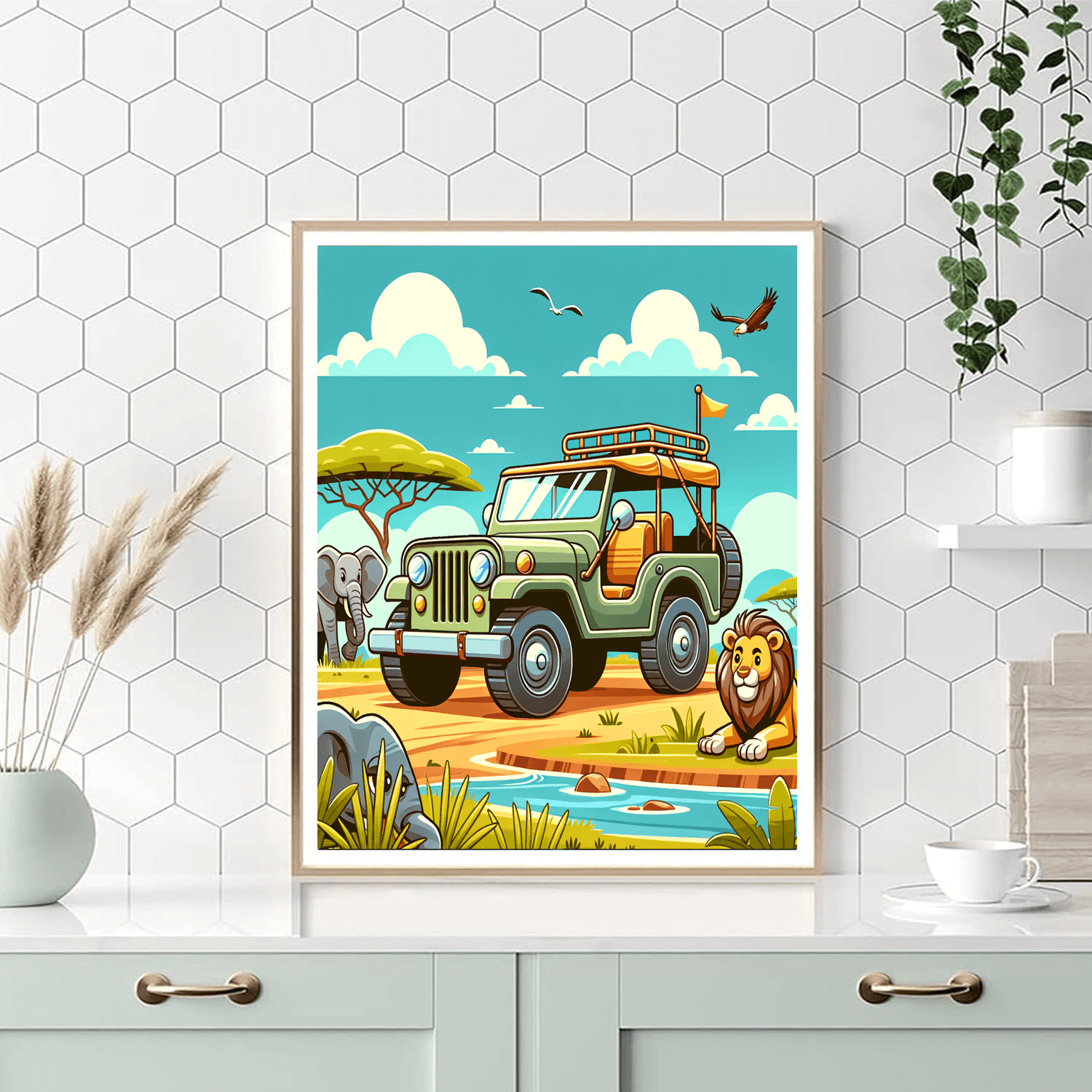 Safari Jeep Expedition Paint By Color