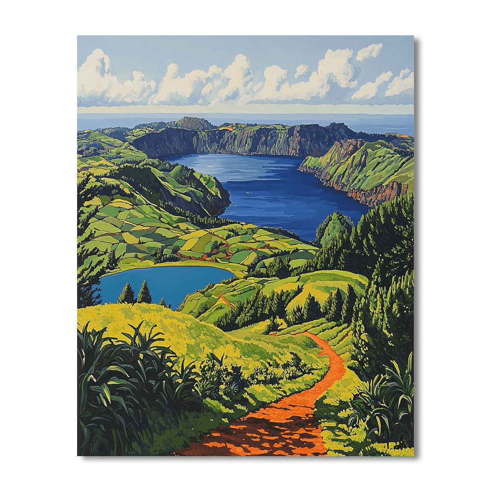 The Azores Number Painting