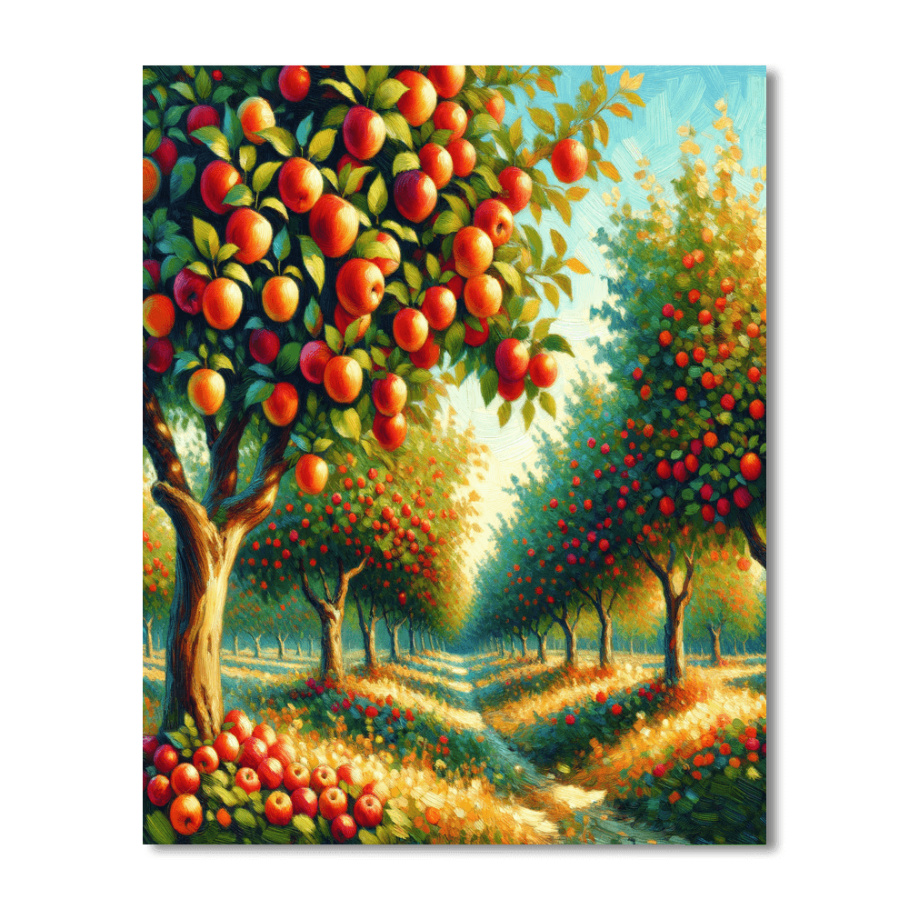 Sunny Orchard Day Paint By Numbers Kits